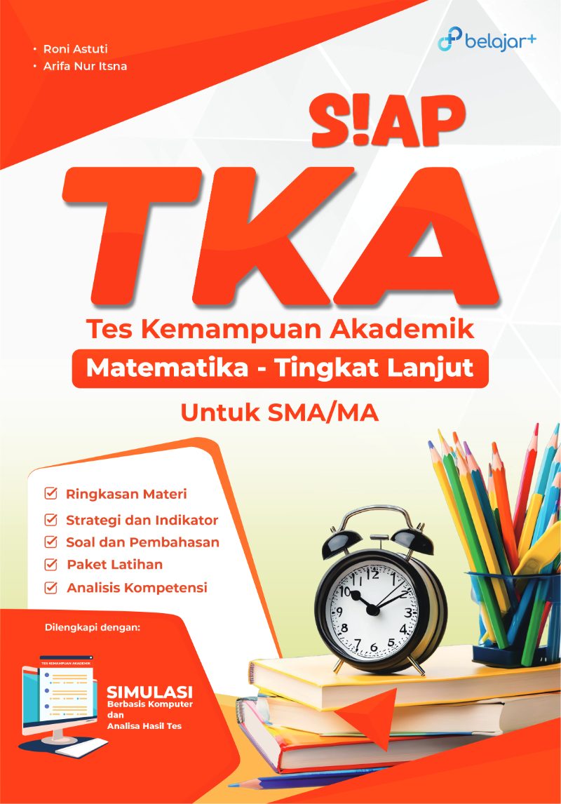 Sampul buku PS - Siap TKA Matematika Tingkat Lanjut untuk SMA/MA
